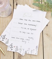 Advice-Cards für die Braut - 10 Stück