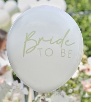 Bride to Be Riesenballon mit floraler Tassel