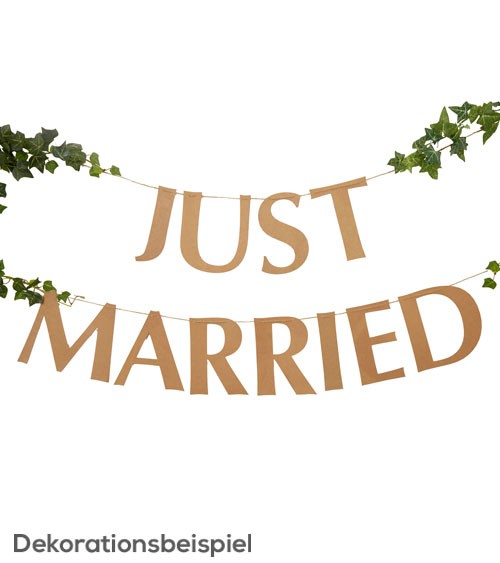 Just Married-Girlanden, Girlanden, Hochzeitsdeko